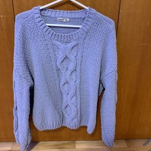 Chunky Light Blue “Garage” Sweater !